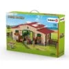 SCHLEICH 42195 - Farm World - Pferdestall Mit Pferden Und Zubehör -Spielzeugparadies 4055744005701 0 600x600