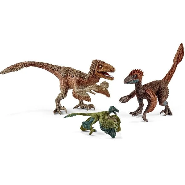 SCHLEICH 42347 - Dinosaurs - Gefiederte Raptoren, 3 Stk. Im Set 3 SCHLEICH 42347 - Dinosaurs - Gefiederte Raptoren, 3 Stk. Im Set