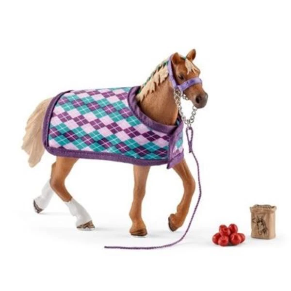 SCHLEICH 42360 - Horse Club - Englisches Vollblut Mit Decke 3 SCHLEICH 42360 - Horse Club - Englisches Vollblut Mit Decke