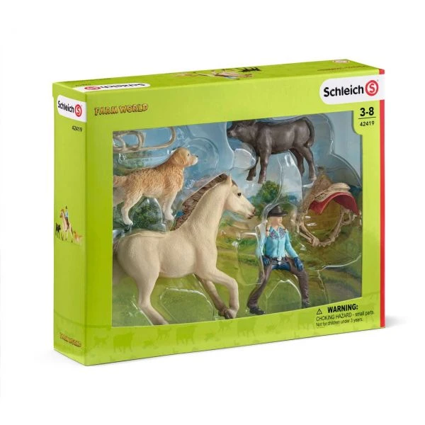 SCHLEICH 42419 - Farm World - Westernreiten 4 SCHLEICH 42419 - Farm World - Westernreiten – Bild 2