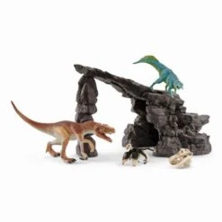 SCHLEICH 41461 - Dinosaurs - Dinoset Mit Höhle