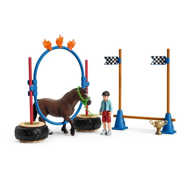 SCHLEICH 42482 - Farm World - Pony Agility Rennen 4 SCHLEICH 42482 - Farm World - Pony Agility Rennen – Bild 2