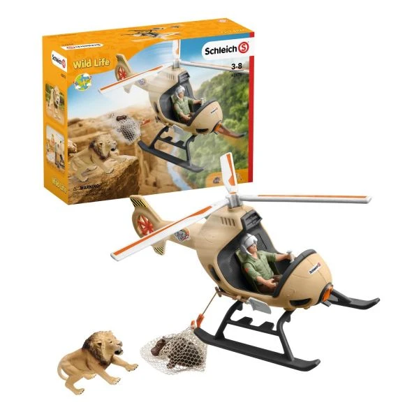 SCHLEICH 42476 - Wild Life - Helikopter Tierrettung 4 SCHLEICH 42476 - Wild Life - Helikopter Tierrettung – Bild 2