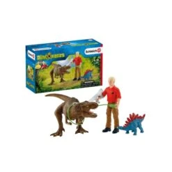 SCHLEICH 41465 - Dinosaurs - Tyrannosaurus Rex Angriff -Spielzeugparadies 4059433117256 1 600x600
