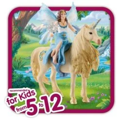 SCHLEICH 42508 - Bayala - Eyelas Ausritt Auf Goldeinhorn - Goldenes Einhon -Spielzeugparadies 4059433142722 2 600x600