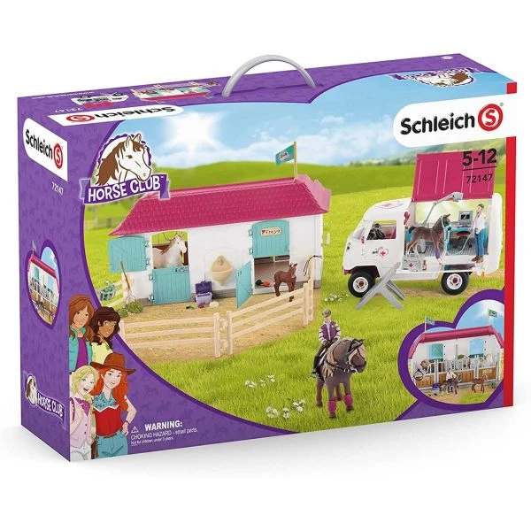 SCHLEICH 72147 - Horse Club - Tierarztbesuch Im Stall 3 SCHLEICH 72147 - Horse Club - Tierarztbesuch Im Stall