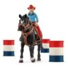 SCHLEICH 42576 - Farm World - Barrel Racing Mit Cowgirl 2 SCHLEICH 42576 - Farm World - Barrel Racing Mit Cowgirl -Spielzeugparadies 4059433473734 0 600x600