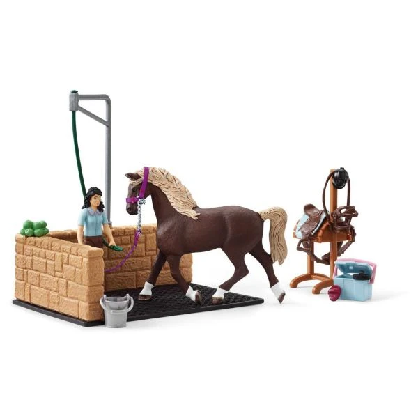 SCHLEICH 42438 - Horse Club - Waschplatz Mit Horse Club Emily & Luna 4 SCHLEICH 42438 - Horse Club - Waschplatz Mit Horse Club Emily & Luna – Bild 2