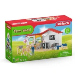SCHLEICH 42502 - Farm World - Tierarzt-Praxis Mit Haustieren