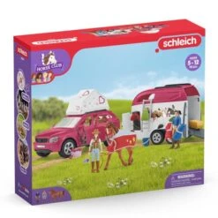 SCHLEICH 42535 - Horse Club - Abenteuer Mit Auto Und Pferdeanhänger