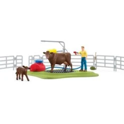 SCHLEICH 42529 - Farm World - Kuh Waschstation -Spielzeugparadies 4059433574288 1 600x600