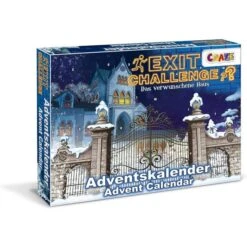 CRAZE 24720 - Adventskalender - Exit Challenge, Das Verwunschene Haus, 2020