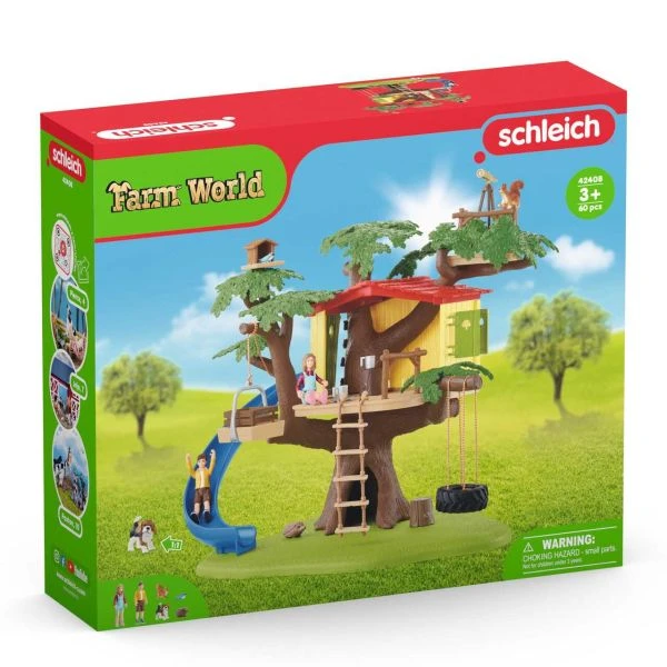 SCHLEICH 42408 - Farm World - Abenteuer Baumhaus 3 SCHLEICH 42408 - Farm World - Abenteuer Baumhaus