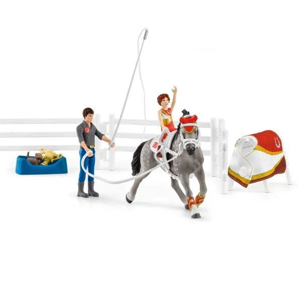 SCHLEICH 42443 - Horse Club - Mias Voltigier-Reitset 4 SCHLEICH 42443 - Horse Club - Mias Voltigier-Reitset – Bild 2