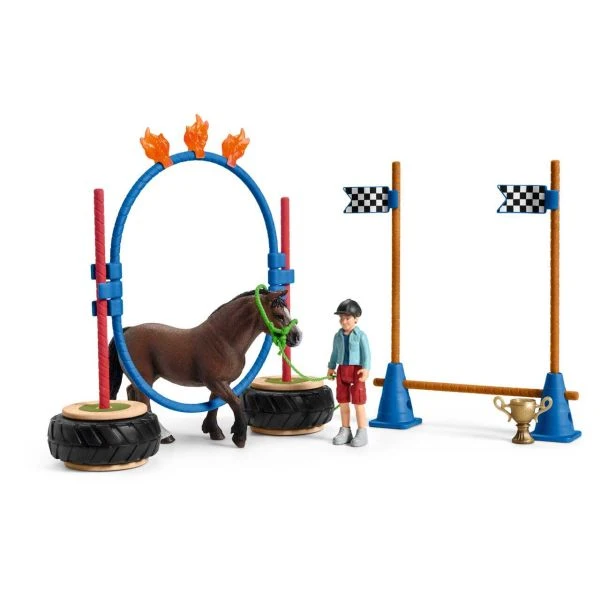 SCHLEICH 42482 - Farm World - Pony Agility Rennen 4 SCHLEICH 42482 - Farm World - Pony Agility Rennen – Bild 2