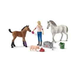 SCHLEICH 42486 - Farm World - Arztbesuch Bei Stute Und Fohlen -Spielzeugparadies 42486 1 2022 600x600