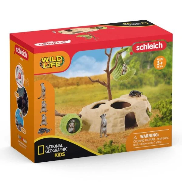 SCHLEICH 42530 - Wild Life - Erdmännchen-Hügel 3 SCHLEICH 42530 - Wild Life - Erdmännchen-Hügel