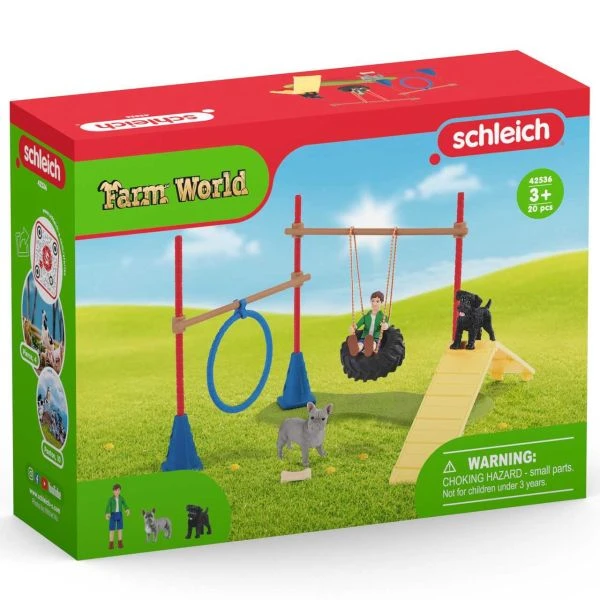 SCHLEICH 42536 - Farm World - Spielspaß Für Hunde 3 SCHLEICH 42536 - Farm World - Spielspaß Für Hunde