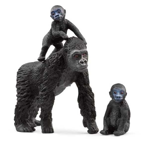 SCHLEICH 42601 - Wild Life - Flachland Gorilla Familie 4 SCHLEICH 42601 - Wild Life - Flachland Gorilla Familie – Bild 2