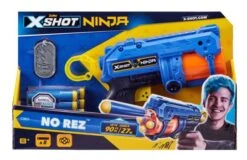ZURU 36321 - X-Shot Ninja - No Rez Blaster, Mit 8 Darts