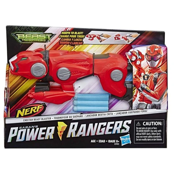 HASBRO E5903EU4 - NERF Power Rangers - Beast Morphers Geparden-Blaster 3 HASBRO E5903EU4 - NERF Power Rangers - Beast Morphers Geparden-Blaster