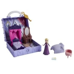HASBRO E6859 - Disney Frozen II - Pop-Up Abenteuer Koffer Set, ELSA'S ZIMMER -Spielzeugparadies 5010993617173 2 600x600