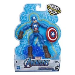 HASBRO E7869 - Marvel Avengers - Bend & Flex, CAPTAIN AMERICA