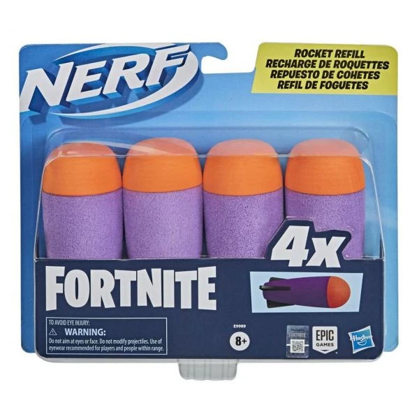 HASBRO E9989 - Nerf Fortnite - Rocket Refill, 4 Stk. 3 HASBRO E9989 - Nerf Fortnite - Rocket Refill, 4 Stk.