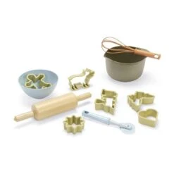 DANTOY 5602 - Bio Sandspielzeug - Kinder-Back-Set, 11-teilig
