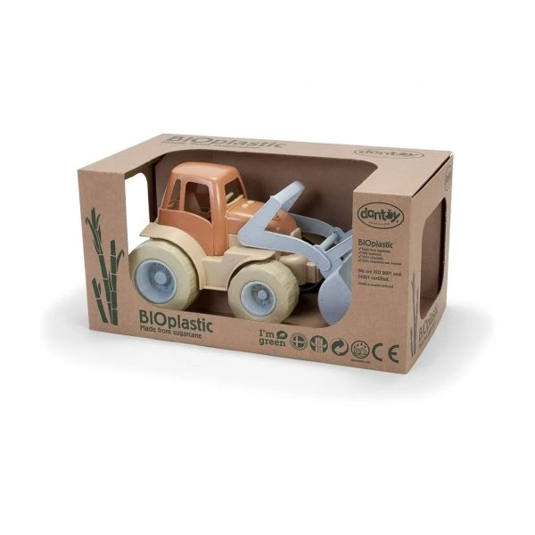 DANTOY 5630 - Bio Sandspielzeug - Traktor Mit Frondlader 4 DANTOY 5630 - Bio Sandspielzeug - Traktor Mit Frondlader – Bild 2
