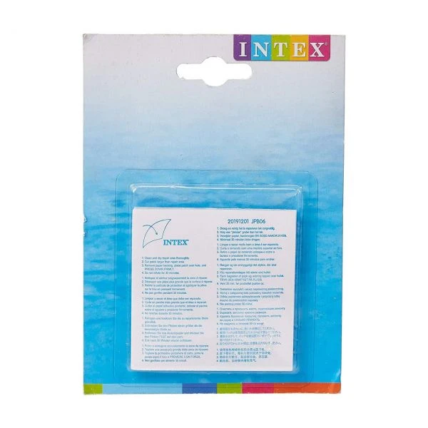 INTEX 59631NP - Selbstklebende Reparatur Flicken Patches, 6 Stk., 7x7cm 3 INTEX 59631NP - Selbstklebende Reparatur Flicken Patches, 6 Stk., 7x7cm