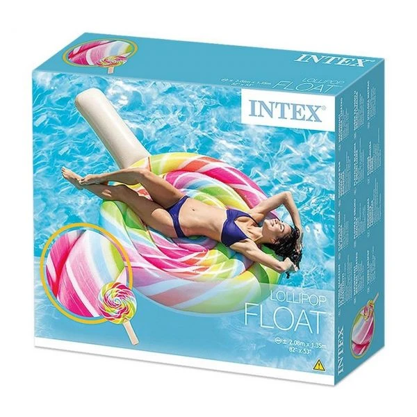 INTEX 58753EU - Luftmatratze - Lollipop Lutscher Matratze, 208 X 135 Cm 3 INTEX 58753EU - Luftmatratze - Lollipop Lutscher Matratze, 208 X 135 Cm