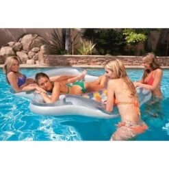 BESTWAY 43045 - Luftmatratze - Doppel Designer Lounge, 218 X 183 X 30 Cm -Spielzeugparadies 6942138900194 2 600x600