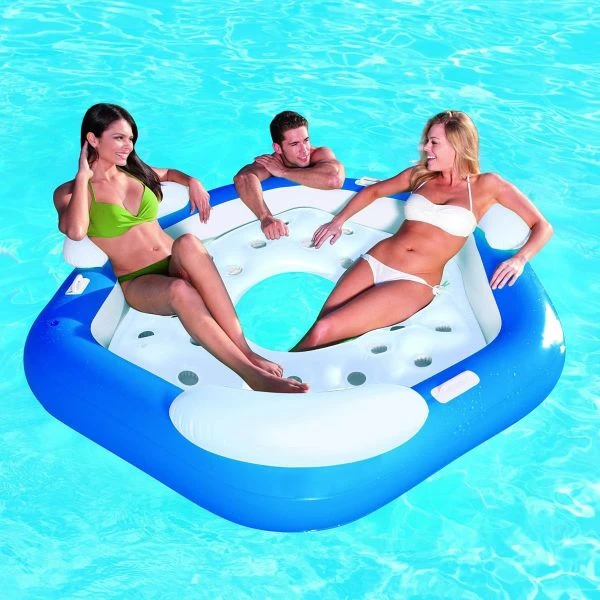 BESTWAY 43111 - Luftmatratze - Badeinsel X3 Island, 191 X 178 Cm 4 BESTWAY 43111 - Luftmatratze - Badeinsel X3 Island, 191 X 178 Cm – Bild 2