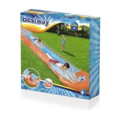 BESTWAY 52264 - Wasserrutsche - H2oGo Doppel-Wasserrutsche Double, 549x138cm