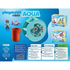 PLAYMOBIL 70636 - 1.2.3 AQUA - Wasserwirbelrad Mit Babyhai 7 PLAYMOBIL 70636 - 1.2.3 AQUA - Wasserwirbelrad Mit Babyhai -Spielzeugparadies 70636 pt02 600x600