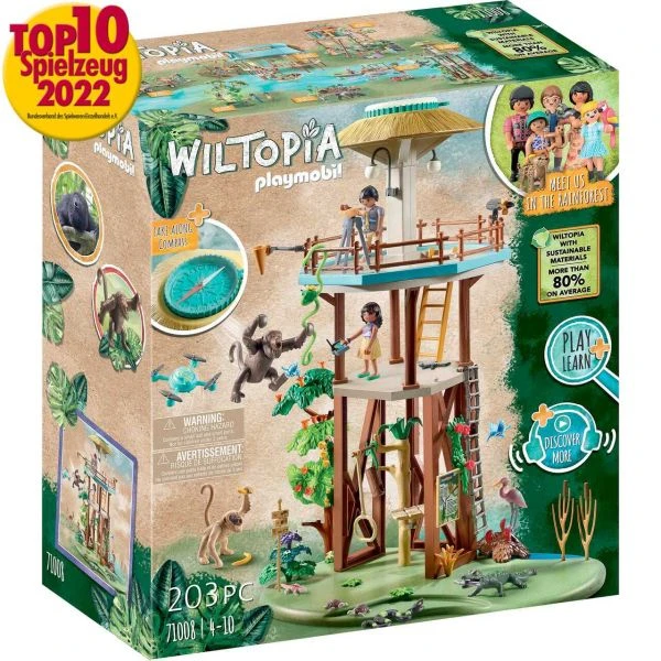 PLAYMOBIL 71008 - Wiltopia - Forschungsturm Mit Kompass 3 PLAYMOBIL 71008 - Wiltopia - Forschungsturm Mit Kompass