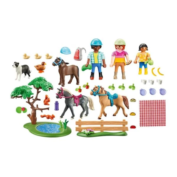 PLAYMOBIL 71239 - Country Reiterhof - Picknickausflug Mit Pferden 5 PLAYMOBIL 71239 - Country Reiterhof - Picknickausflug Mit Pferden – Bild 3
