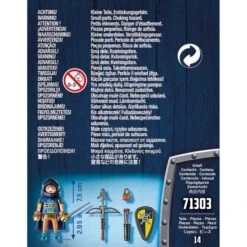 PLAYMOBIL 71303 - Novelmore - Gwynn Mit Kampfausrüstung -Spielzeugparadies 71303 pt02 600x600