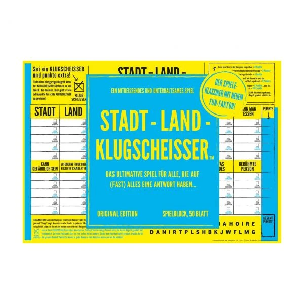 KYLSKAPSPOESI 43030 - Kartenspiel - Spielblock, Klugscheisser 3 KYLSKAPSPOESI 43030 - Kartenspiel - Spielblock, Klugscheisser