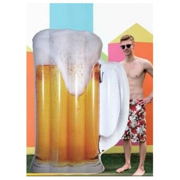 Otto Simon 69769 - Luftmatratze - XXL Bierkrug, 180cm 4 Otto Simon 69769 - Luftmatratze - XXL Bierkrug, 180cm – Bild 2