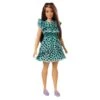 MATTEL GHW63 - Barbie - Fashionistas Puppe (brünett) Mit Punktekleid -Spielzeugparadies 887961804270 0 600x600