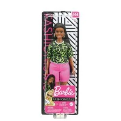 MATTEL GHW58 - Barbie - Fashionistas Puppe (brünett) Mit Grünem Oberteil -Spielzeugparadies 887961804317 1 600x600