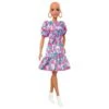 MATTEL GHW64 - Barbie - Fashionistas Puppe (Glatze) Mit Blumenkleid -Spielzeugparadies 887961804348 0 600x600