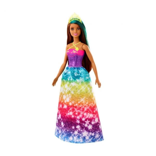 MATTEL GJK14 - Barbie Dreamtopia - Prinzessinnen-Puppe (brünett Und Türkisfarbenes Haar) 4 MATTEL GJK14 - Barbie Dreamtopia - Prinzessinnen-Puppe (brünett Und Türkisfarbenes Haar) – Bild 2