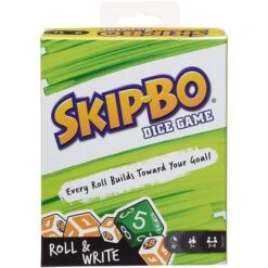 MATTEL GKD67 - Würfelspiel - Skip-Bo Würfelspiel