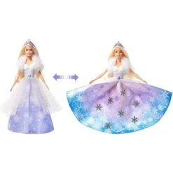 MATTEL GKH26 - Barbie - Dreamtopia Schnee Prinzessin Puppe Mit Bürste 7 MATTEL GKH26 - Barbie - Dreamtopia Schnee Prinzessin Puppe Mit Bürste -Spielzeugparadies 887961827286 2 600x600
