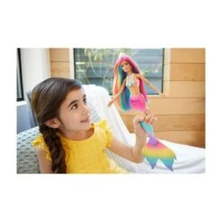 MATTEL GTF89 - Barbie Dreamtopia - Regenbogenzauber Meerjungfrau Mit Farbwechsel -Spielzeugparadies 887961913941 2 600x600