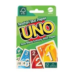 MATTEL GTH23 - Kartenspiel - UNO 100% Papier, Plastikfrei & Recycelbar
