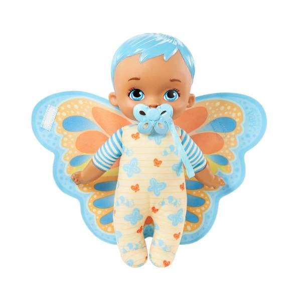 MATTEL HBH38 - My Garden Baby - Mein Schmuse Schmetterlings-Baby, Blaues Haar 4 MATTEL HBH38 - My Garden Baby - Mein Schmuse Schmetterlings-Baby, Blaues Haar – Bild 2